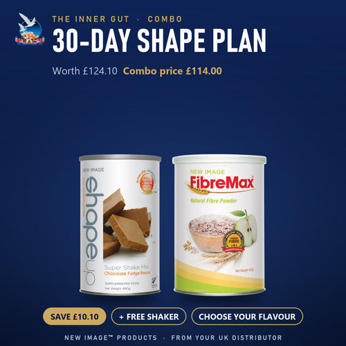 30-Day Shape Plan combo: ShapeUp, FibreMax and a Turbo Shaker
