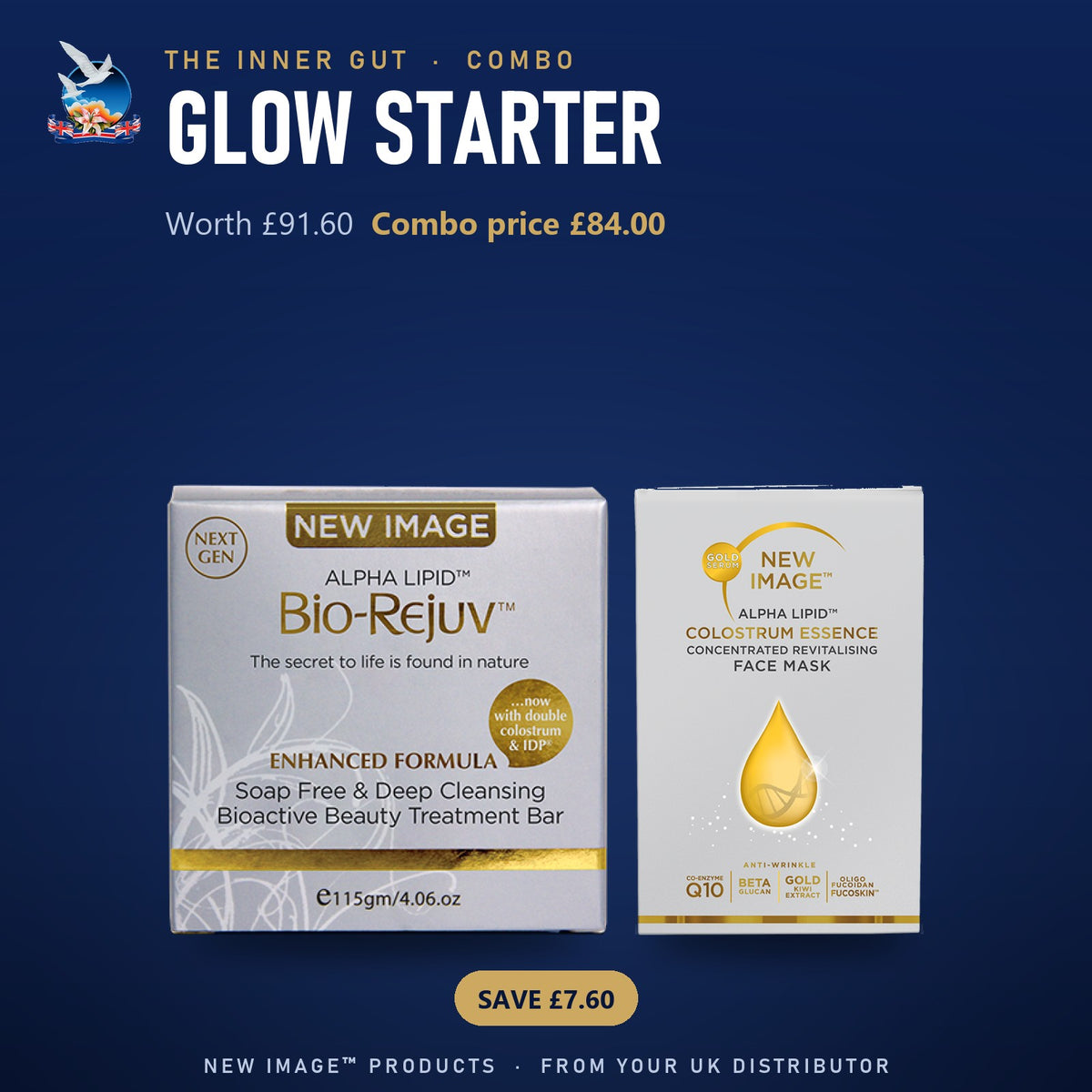 Glow Starter: Bio-Rejuv cleansing bar and face mask